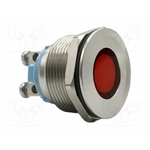 DIALIGHT Indicator: LED; flat; red; cables