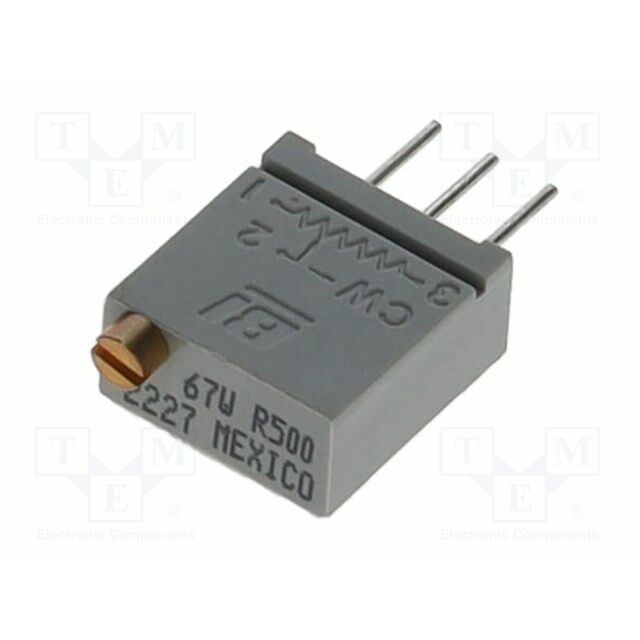 TT ELECTRONICS Potentiometer: mounting; 500Ω; multiturn