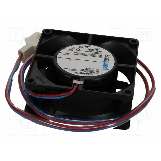 EBM-PAPST Fan: DC; 80x80x32mm; axial; 12VDC