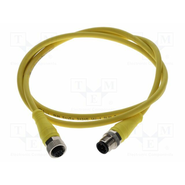 MOLEX Cable: for sensors; M12; PIN: