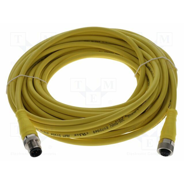 MOLEX Cable: for sensors; M12; PIN:
