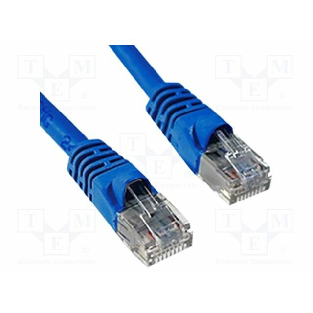Patch cord; Cat 6; both sides