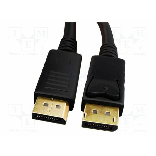 Cable; 914.4mm; black; 28AWG |