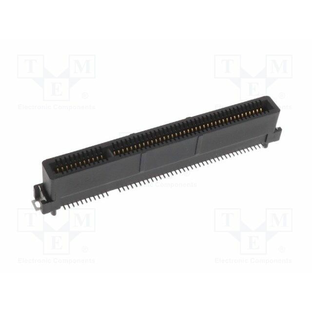 AMPHENOL Connector: for cards; gold-plated; copper