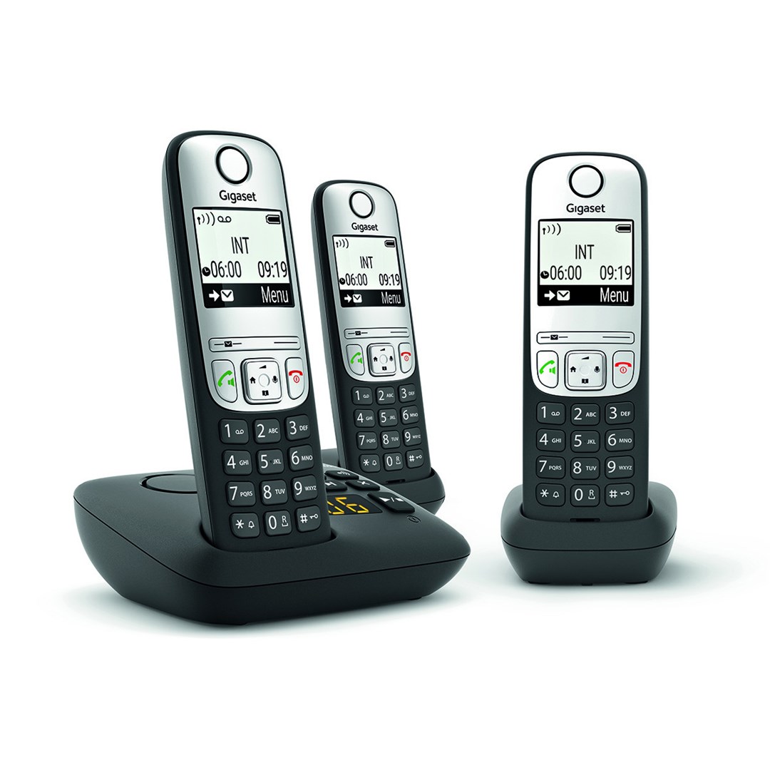 Gigaset A690 A Trio Telefons Melns