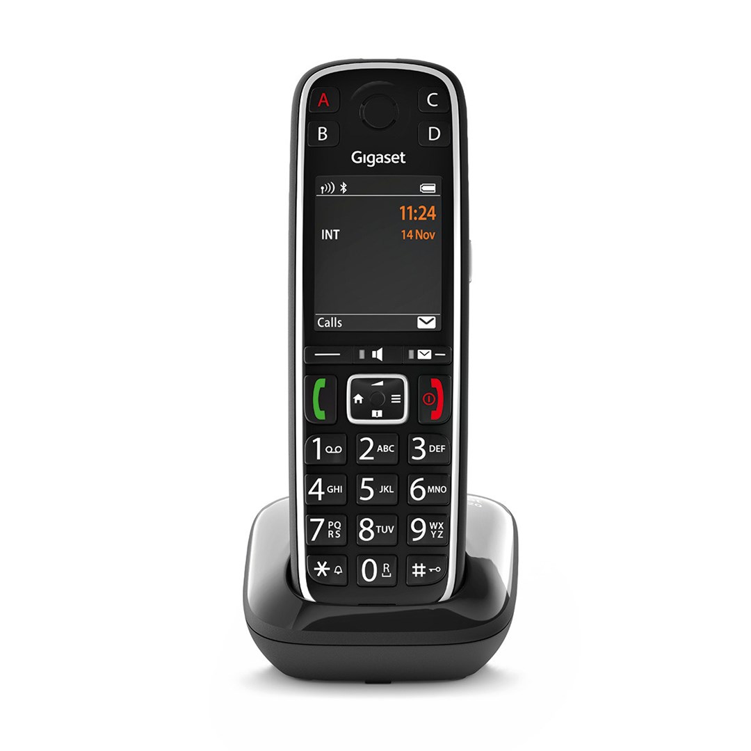 Fiksētais tālrunis Gigaset E720 Black -