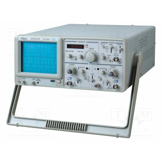 TWINTEX Oscilloscope: analogue; 20MHz; Ch: 2