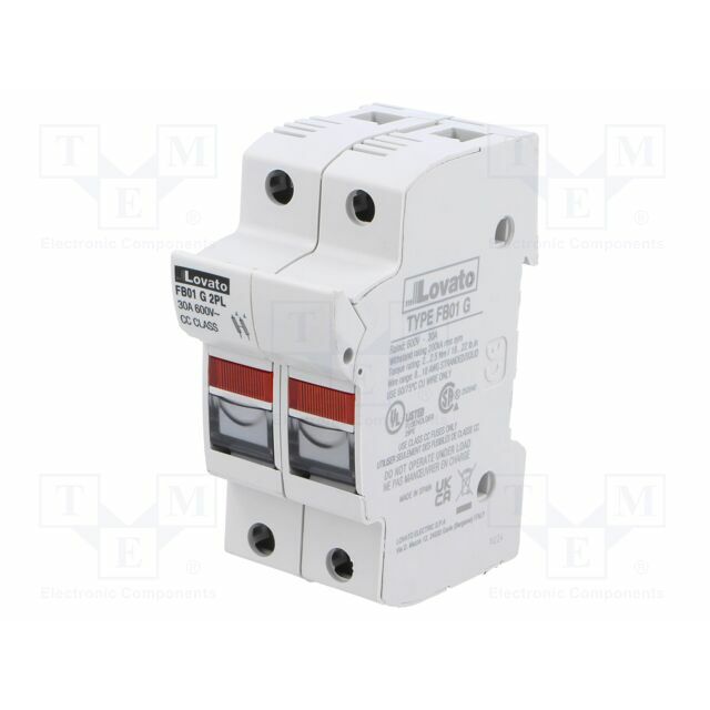LOVATO ELECTRIC Fuse base; 10x38mm; for