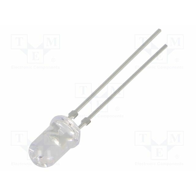 OPTOSUPPLY LED; blue; 5mm; 30°; Front: