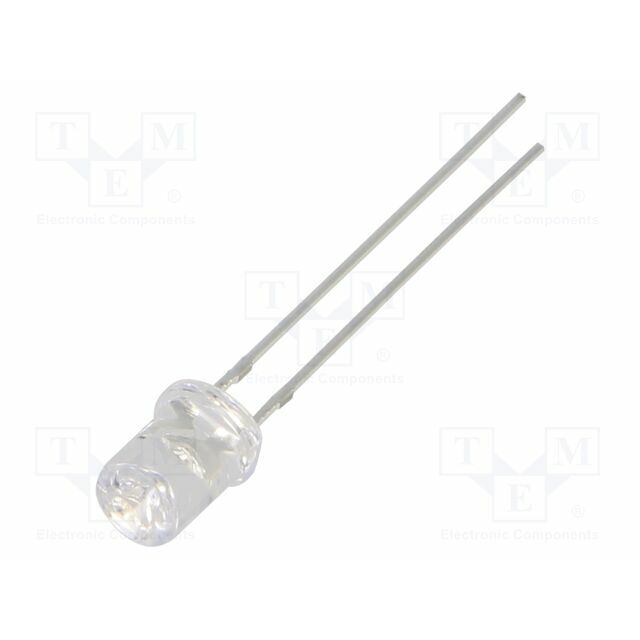 OPTOSUPPLY LED; green; 5mm; 750÷1120mcd; 120°