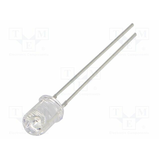 OPTOSUPPLY IR transmitter; 5mm; 850nm; transparent