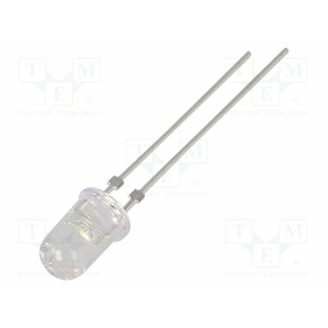 OPTOSUPPLY LED; white warm; 5mm; 30°