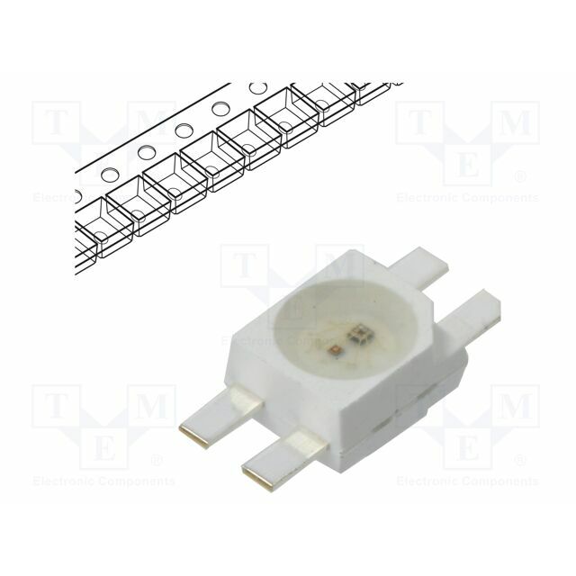 OPTOSUPPLY Programmable LED; RGB; SMD; 3÷7