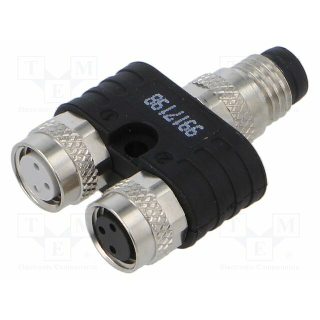 MURR ELEKTRONIK Adapter; M8; PIN: 3