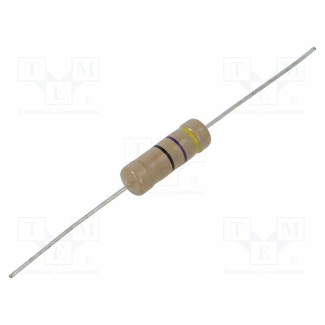 ROYAL OHM Resistor: carbon film; 47Ω