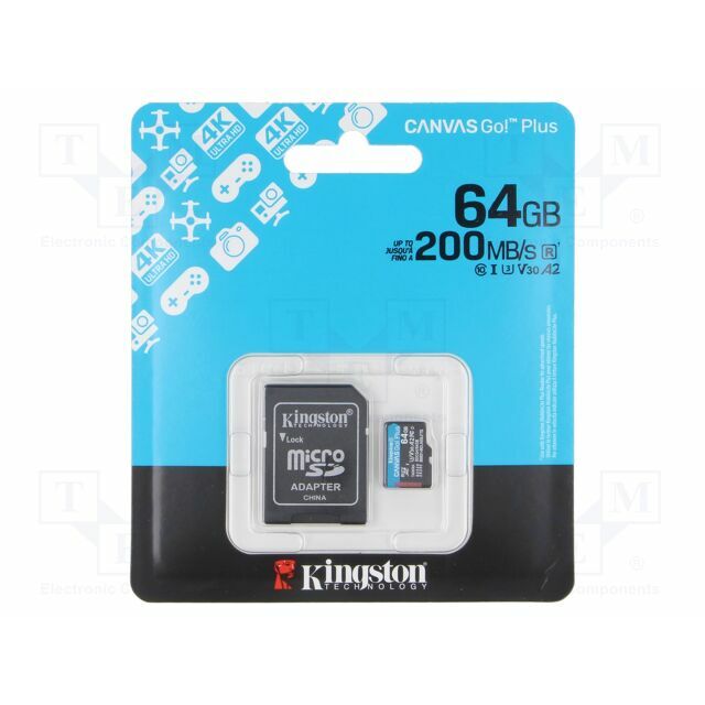Kingston Technology Memory card; microSDXC; 64GB