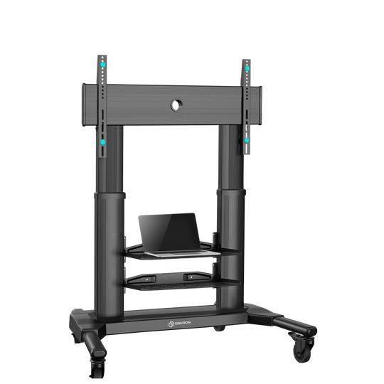 TV SET ACC MOBILE STAND/40-80"/BLACK
