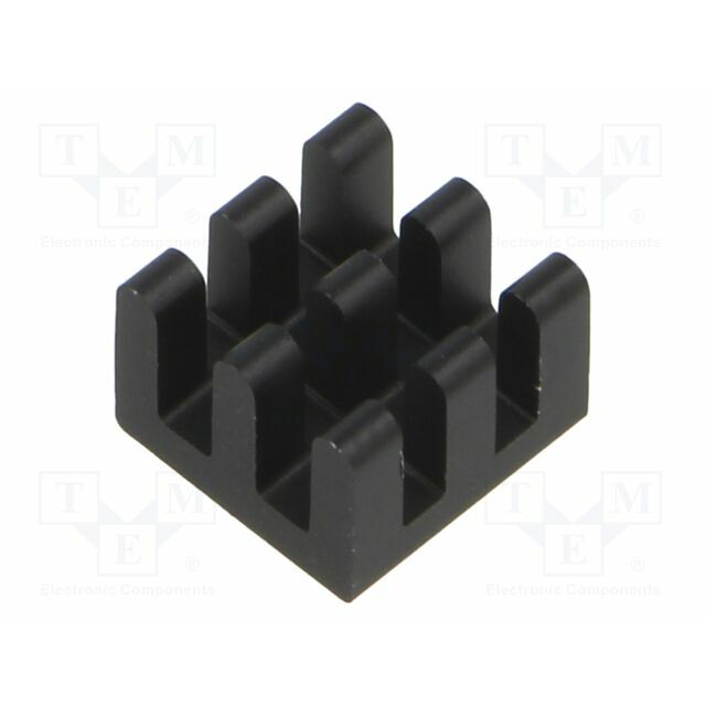 STONECOLD Heatsink: extruded; grilled; black; L:
