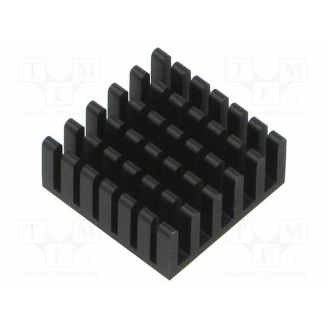 STONECOLD Heatsink: extruded; grilled; black; L: