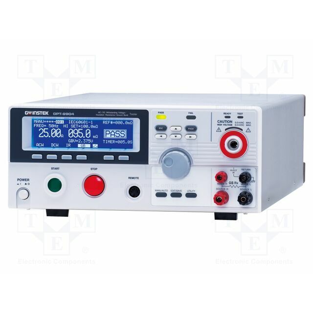 GW INSTEK Safety tester; 0.001÷2GΩ