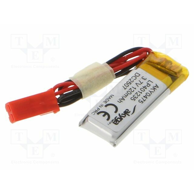 AKYGA BATTERY Re-battery: Li-Po; 120mAh; 3