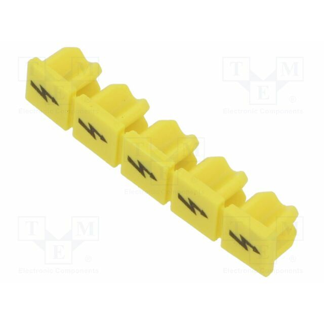 PHOENIX CONTACT Marker; yellow; push-in; 4