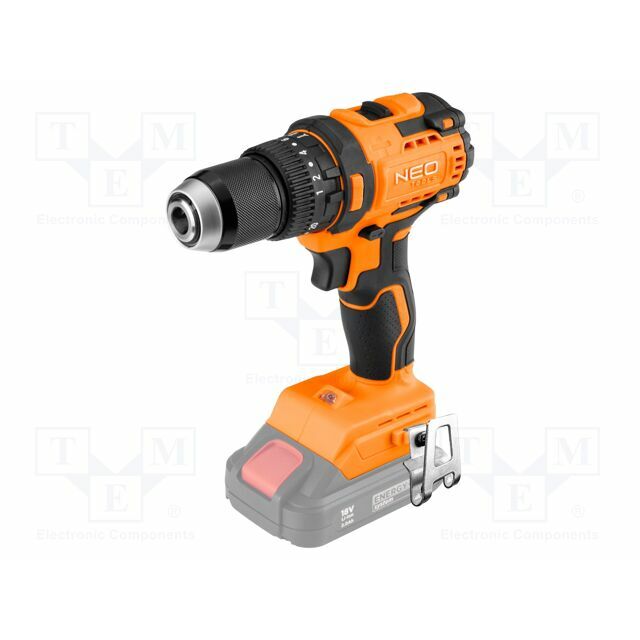 NEO TOOLS Drill/driver; battery; 18VDC; impact