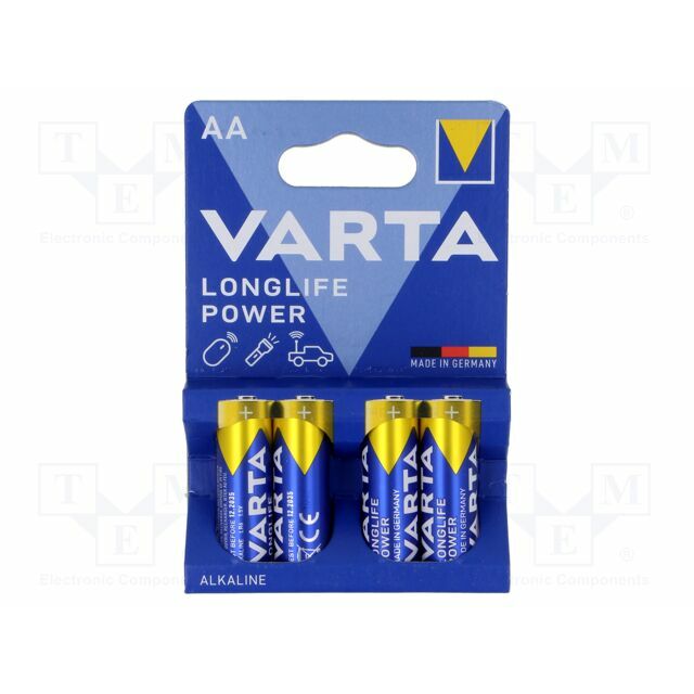 VARTA Battery: alkaline; AA; 1.5V