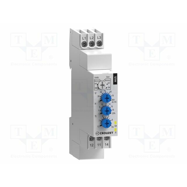 Voltage monitoring relay; overvoltage,too low