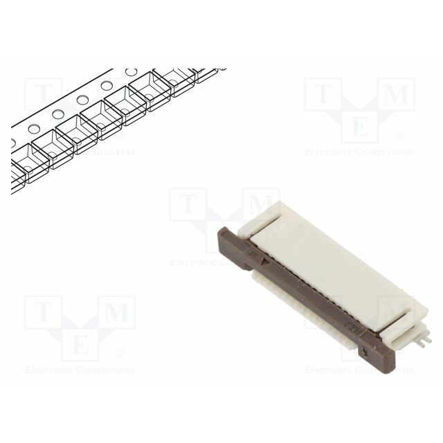 MOLEX Connector: FFC/FPC; gold-plated; SMT; 500mA