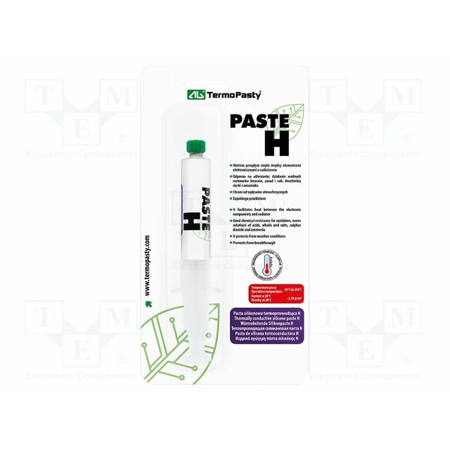 AG TERMOPASTY Heat transfer paste; white