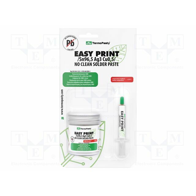 AG TERMOPASTY Solder paste; lead free