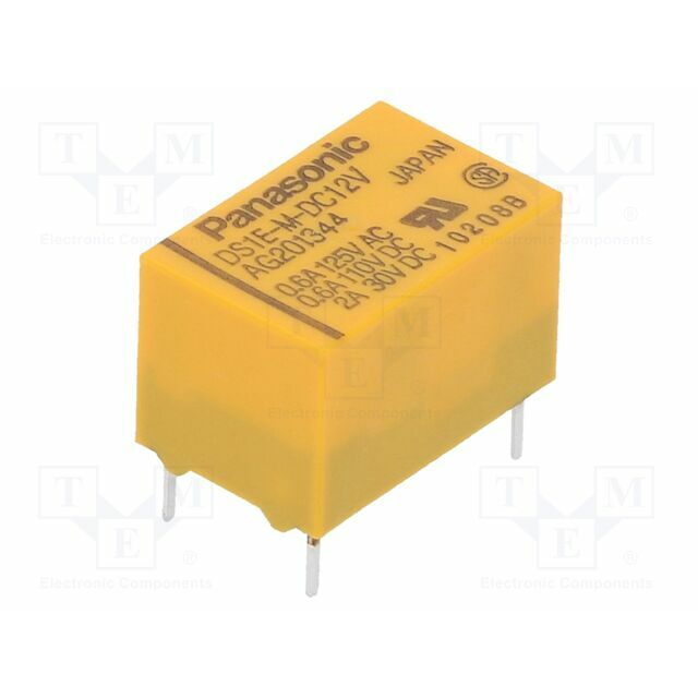 PANASONIC Relay: electromagnetic; Ucoil: 12VDC; SPDT
