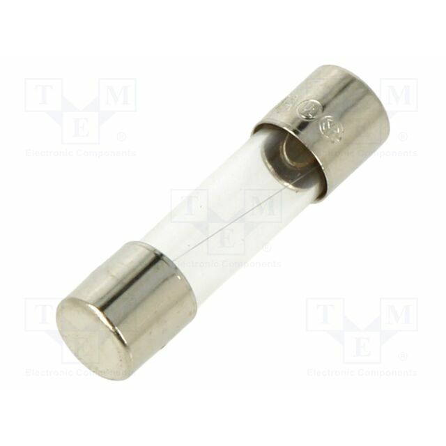 EATON/Bussmann Fuse: fuse; 5x20mm; cylindrical,glass