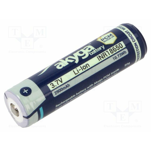 AKYGA BATTERY Re-battery: Li-Ion; 18650,MR18650