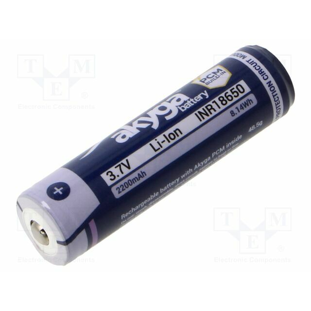 AKYGA BATTERY Re-battery: Li-Ion; 18650,MR18650
