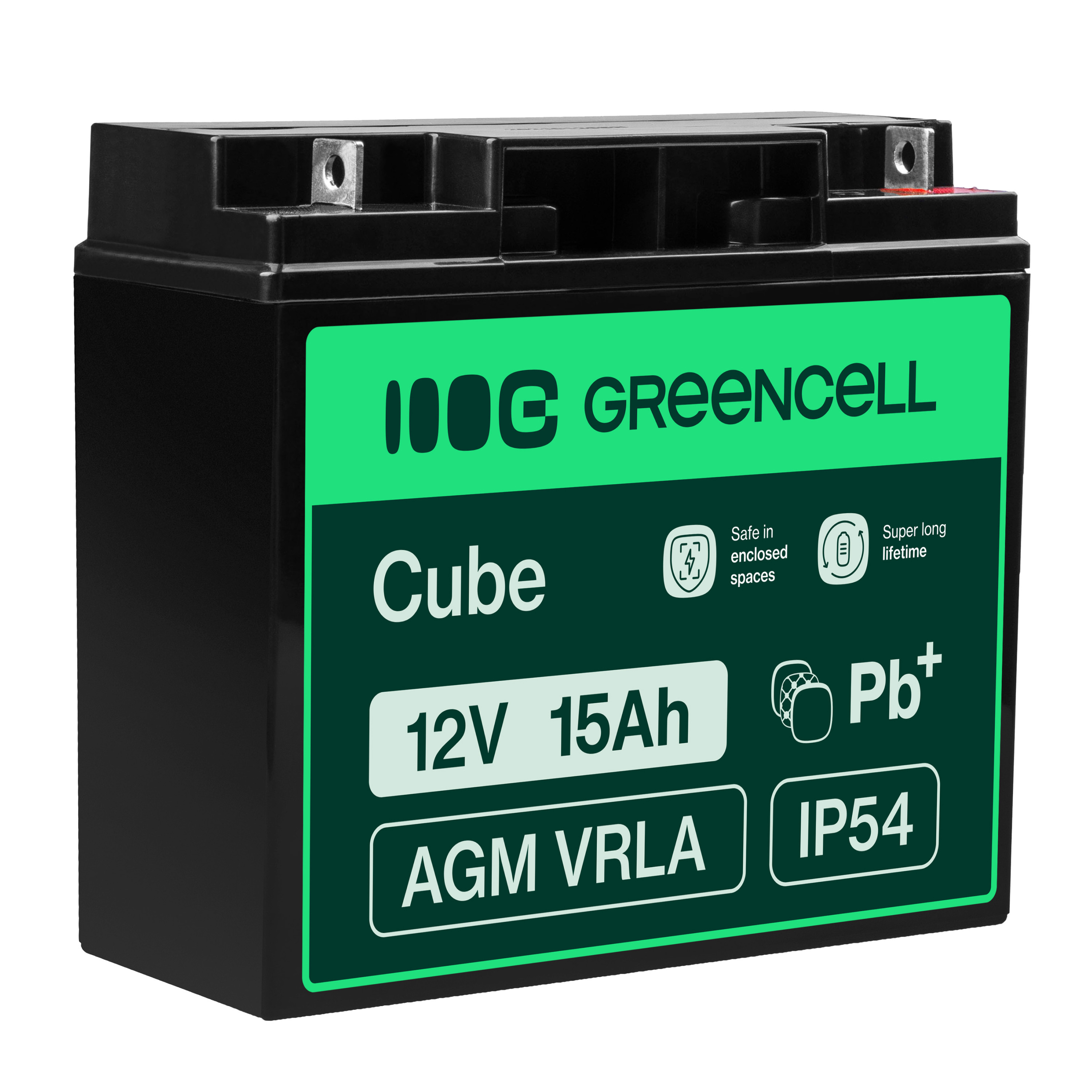 Green Cell AGM VRLA 12V 15Ah