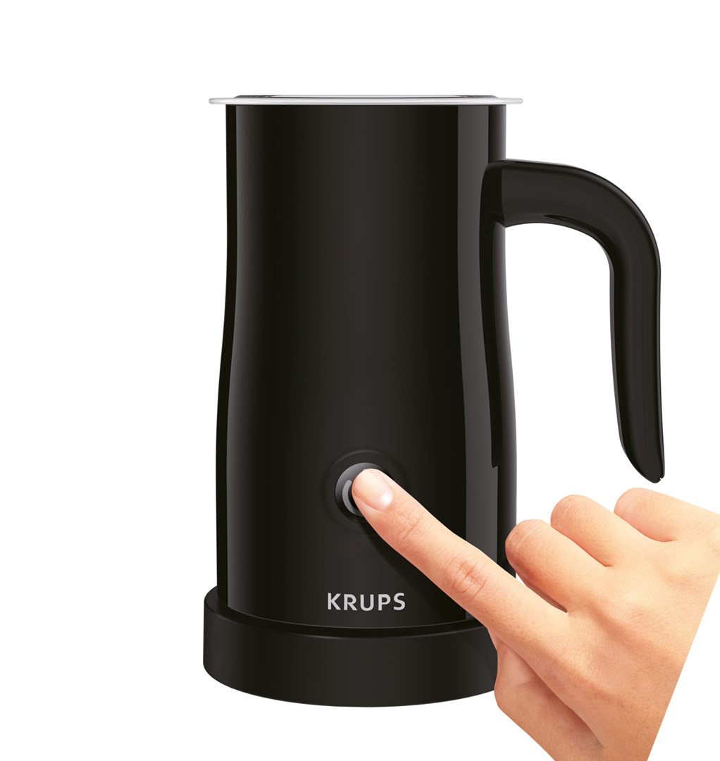 Krups piena putotājs, 0.3l, melns