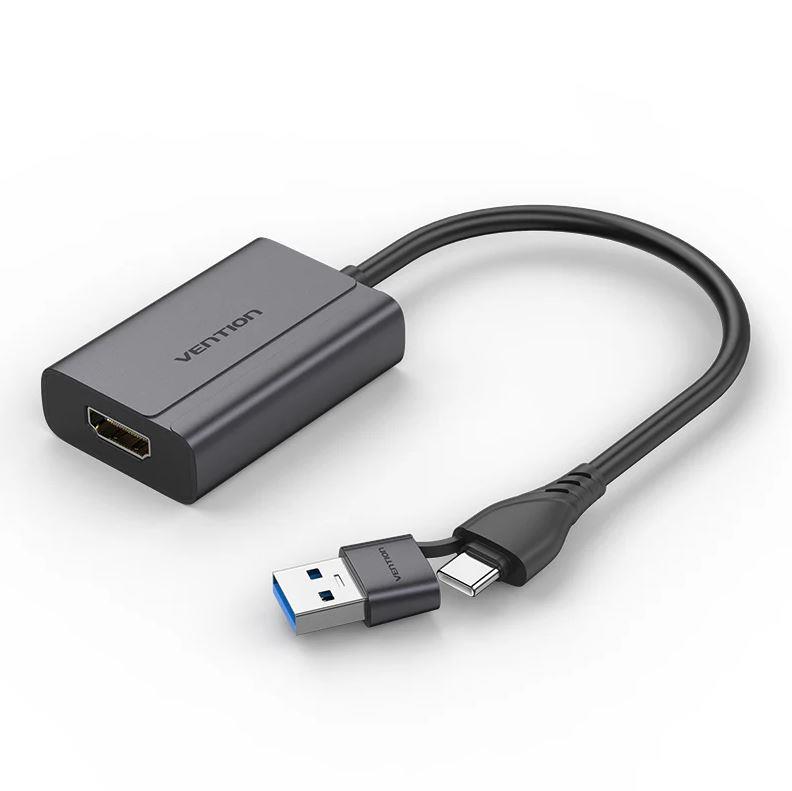 VENTION Adapter; HDMI socket,USB A