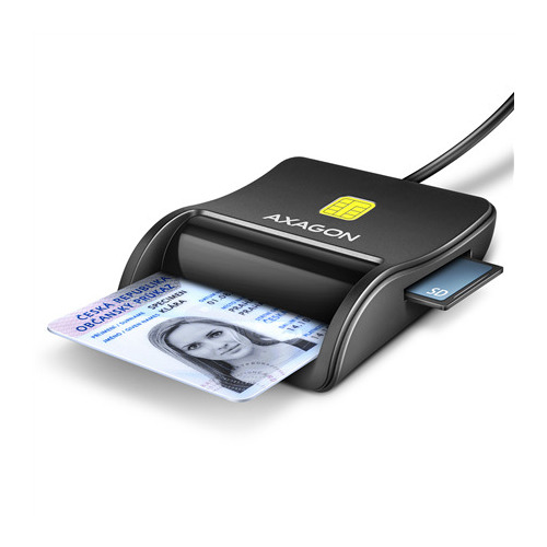 AXAGON CRE-SM3SD USB Smart Card &