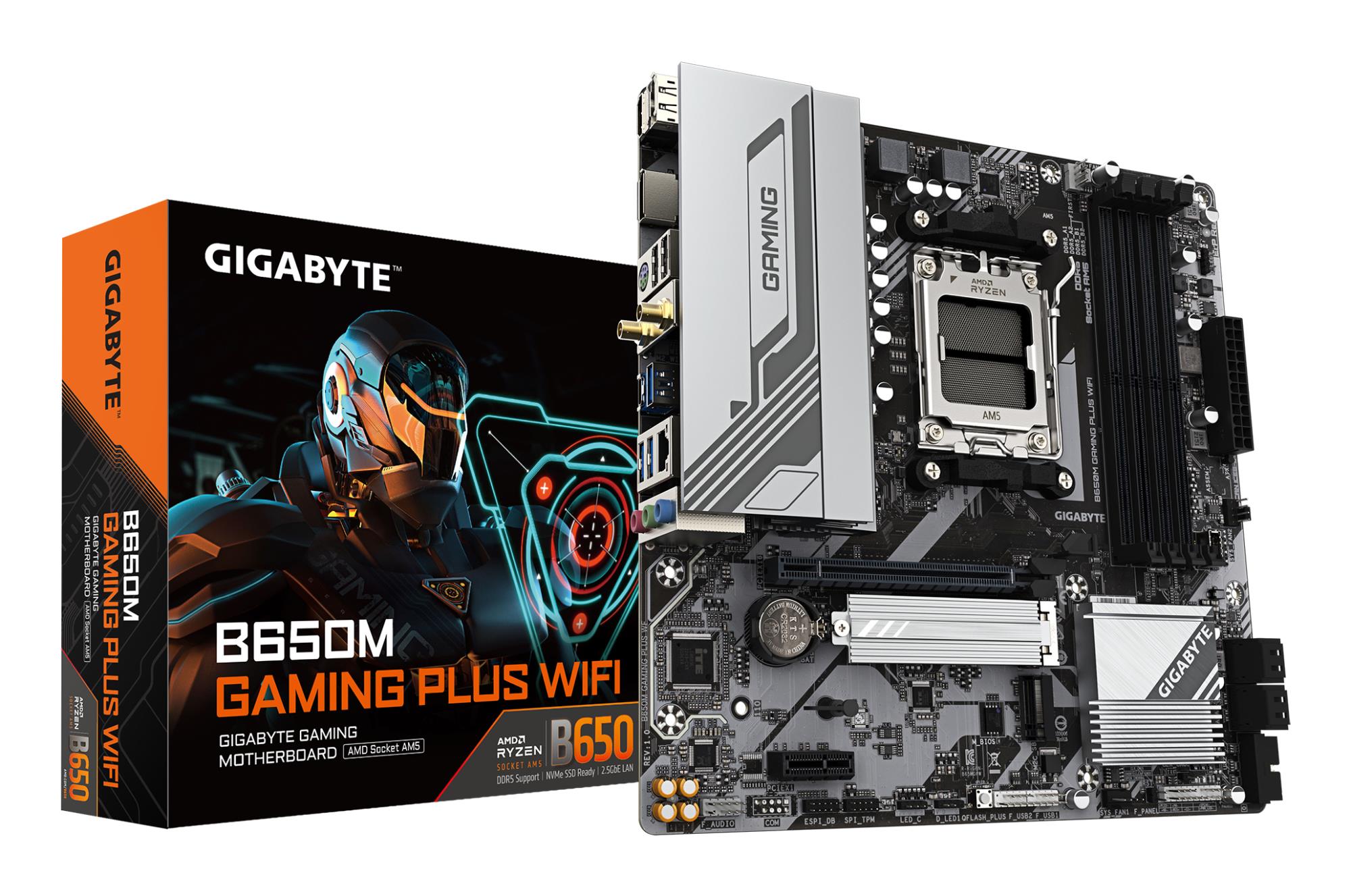 Mainboard|GIGABYTE|AMD B650|Socket AM5|micro ATX|RAM DDR5-SDRAM|4xSlots|Wi-Fi Yes|Bluetooth