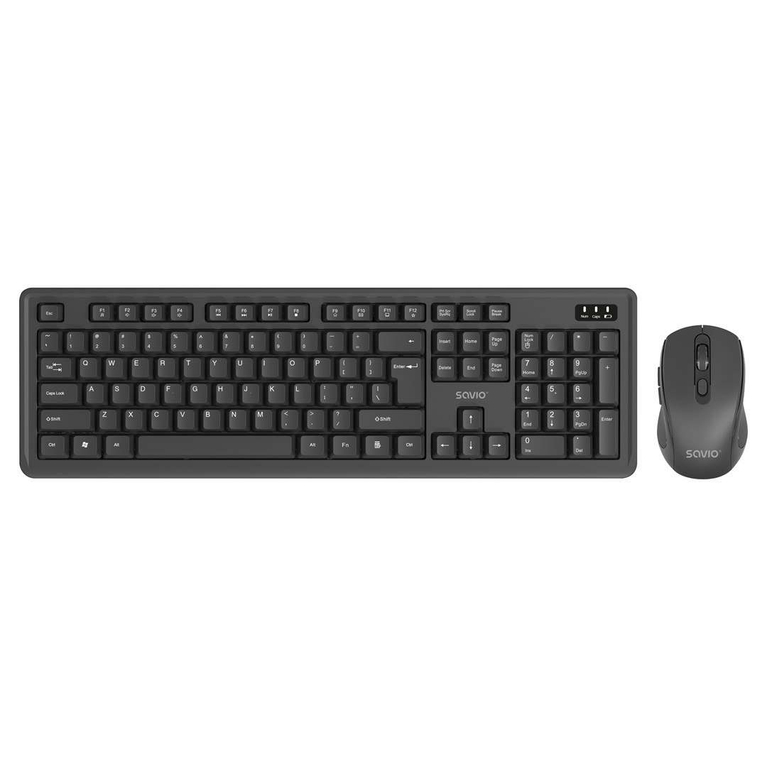 Klaviatūras un peles komplekts Savio KB-03
