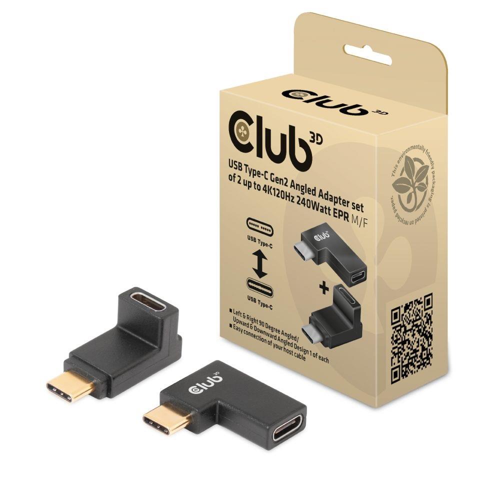 CLUB 3D I/O ADAPTER USB-C ANGLED