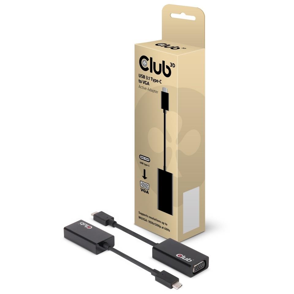 CLUB 3D I/O ADAPTER USB-C TO
