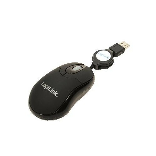 LOGILINK Mouse; black; USB; optical,wired
