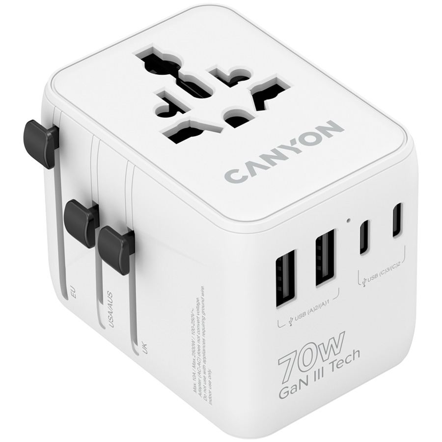CANYON Travel Adapter OnTour 70 EU|UK|US|AUS