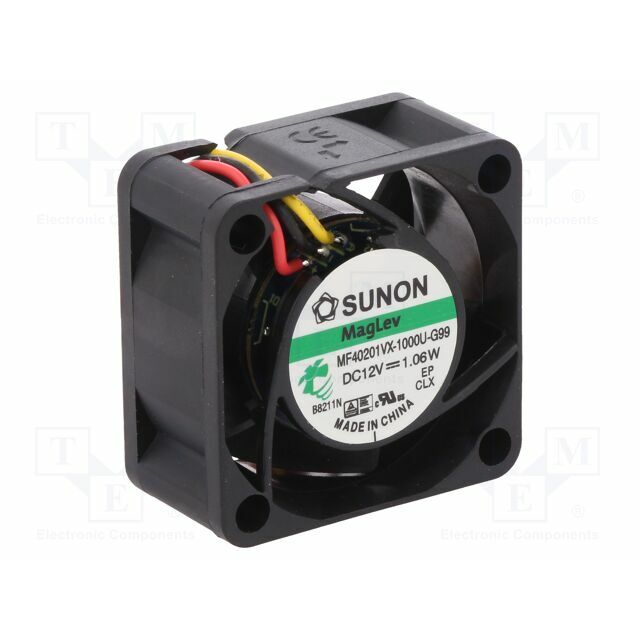 SUNON Fan: DC; 40x40x20mm; axial; 12VDC