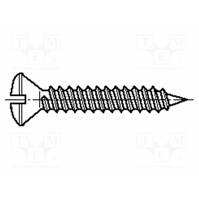 BOSSARD Screw; 4.2x16; Head: countersunk