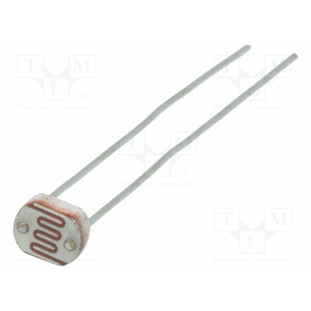 TOKEN Photoresistor; 100mW; 45÷140kΩ; 540nm; THT