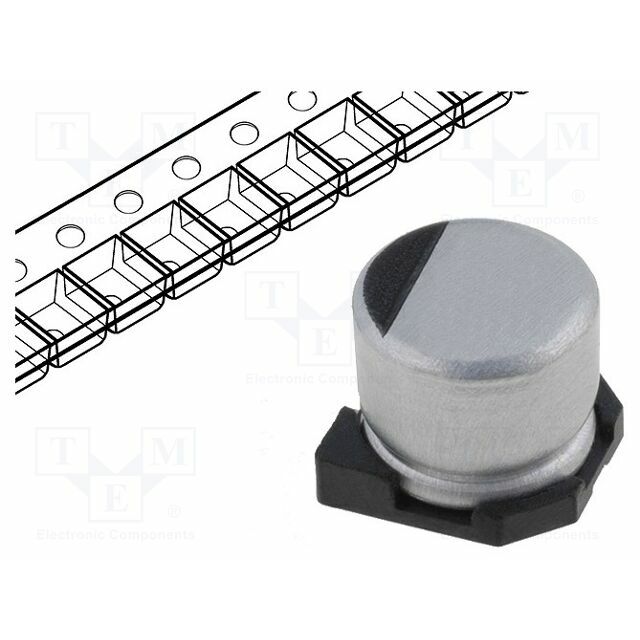 SAMWHA Capacitor: electrolytic; SMD; 47uF; 35VDC